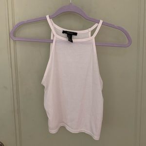 Forever 21 Small ribbed halter tank